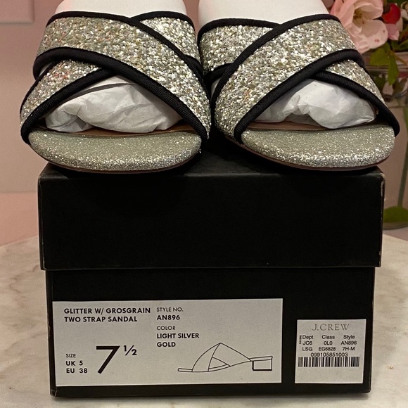 J.Crew Silver Strap Sandal - Picture 5 of 5